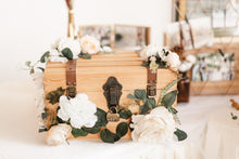 Load image into Gallery viewer, Rustic Wooden Ang Bao Box with lock (Rental)