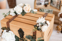 Load image into Gallery viewer, Rustic Wooden Ang Bao Box with lock (Rental)
