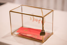 Load image into Gallery viewer, Gold Ang Bao Box with Bride &amp; Groom Wording [Rental]
